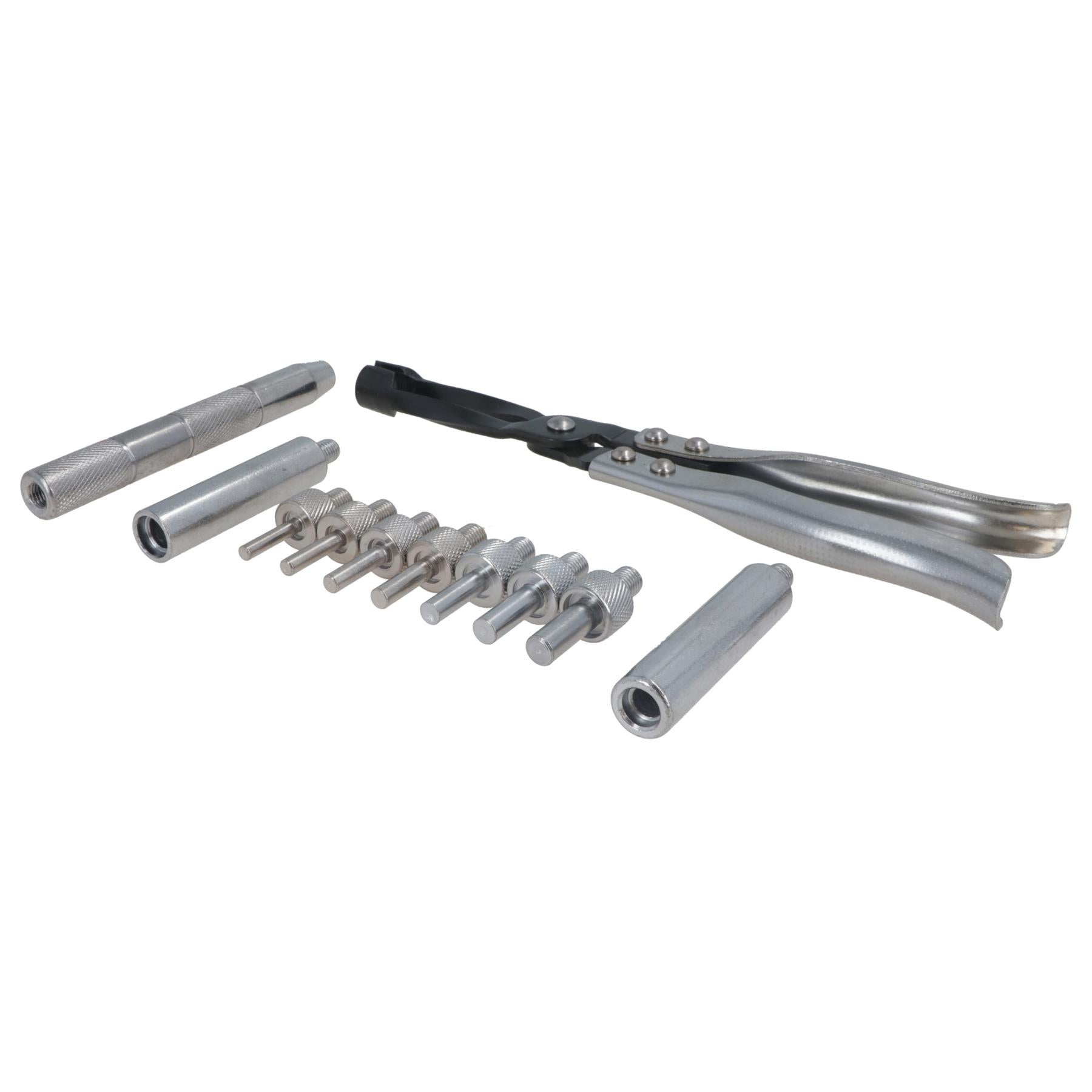 Jeu de pinces de démontage et d'installation de joint de tige de soupape/outil de siège/kit 11 pièces AN027