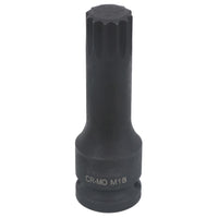 M18 x 78mm 1/2" Drive Extra Long Impact Spline Socket For VAG Bergen