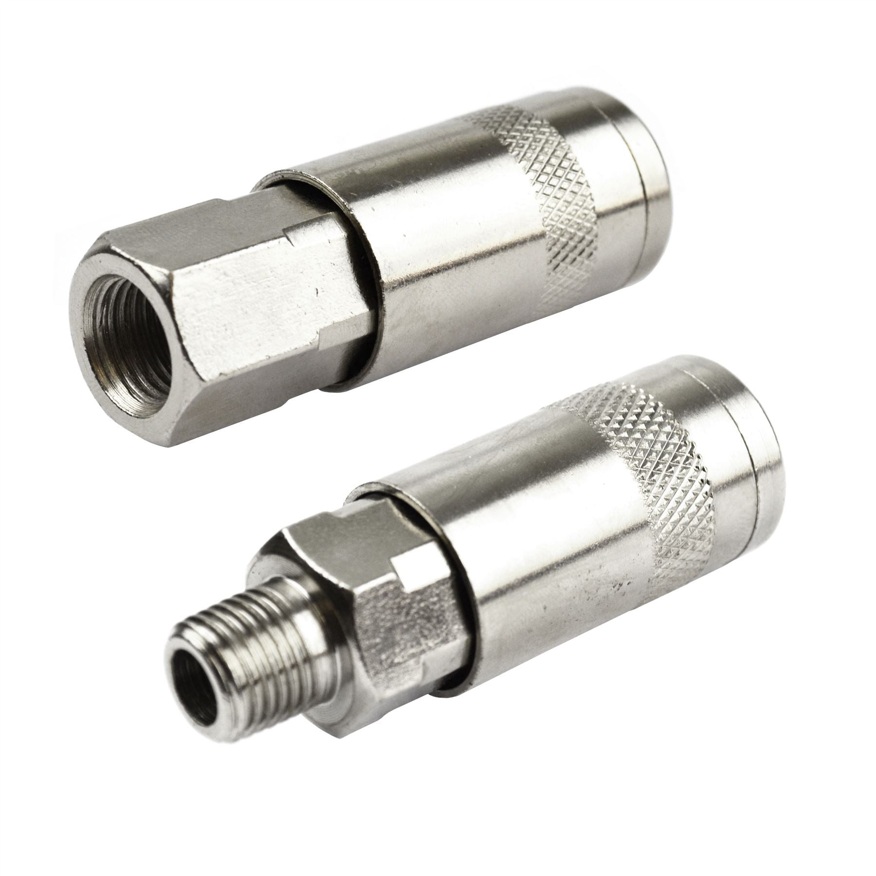 Air Line Hose Compressor Fittings Connector Female Quick Release 2 PACK 1/4"