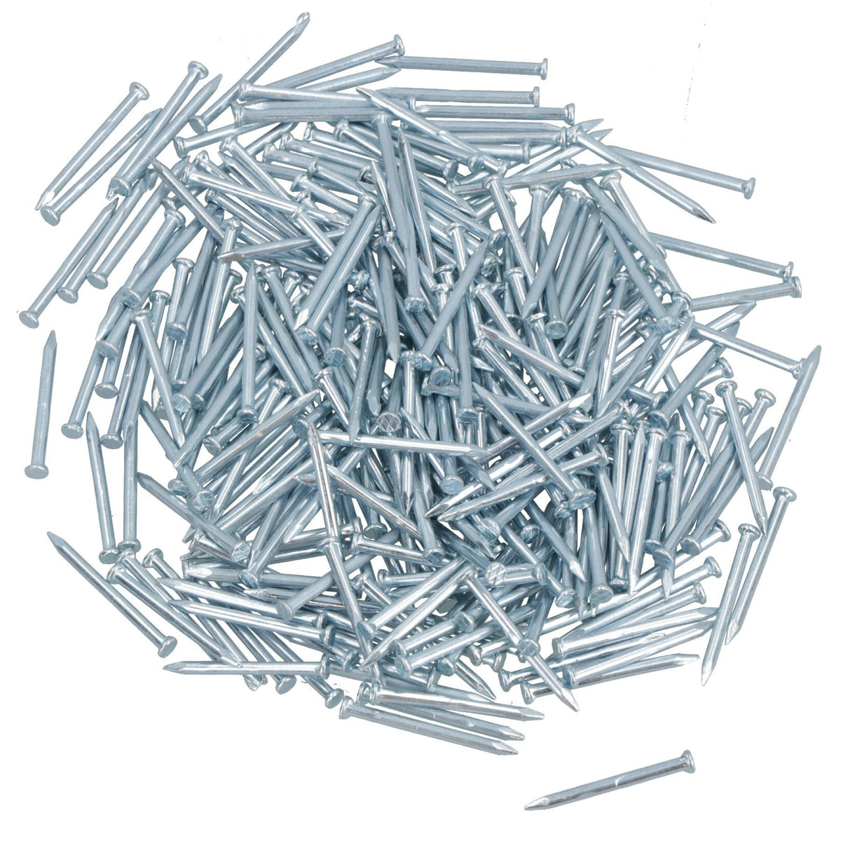 1mm x 20mm Round Headed Wire nails For Concrete Brick Wood Zinc Plated