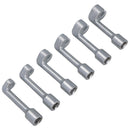 Douilles pour conduites d'injecteurs diesel 6 pièces 12 mm - 19 mm Outil de démontage de conduites de carburant 1/2"