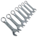 Stubby Spanners Wrench Set SAE Imperial 7pc 3/8" - 3/4" By Bergen AT134