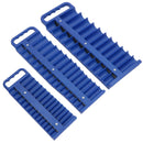 Magnetic Socket Holder Storage Carry Handle Mixed Drive Shallow + Deep 3pc