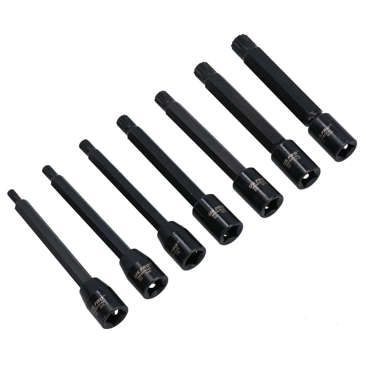 Snake Bit Socket Extra Long Impacted Impact Male Spline Bit Sockets 3/8