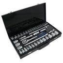 Jeu de douilles extensibles peu profondes AF SAE métriques MM et impériales 1/2" 42 pièces