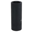 21mm Deep Metric Impact Impacted Socket 6 Sided Single Hex 1/2in Drive