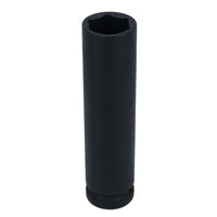 Extra Deep Long Metric MM Impact Socket 1/2" Drive 6 Sided Single Hex