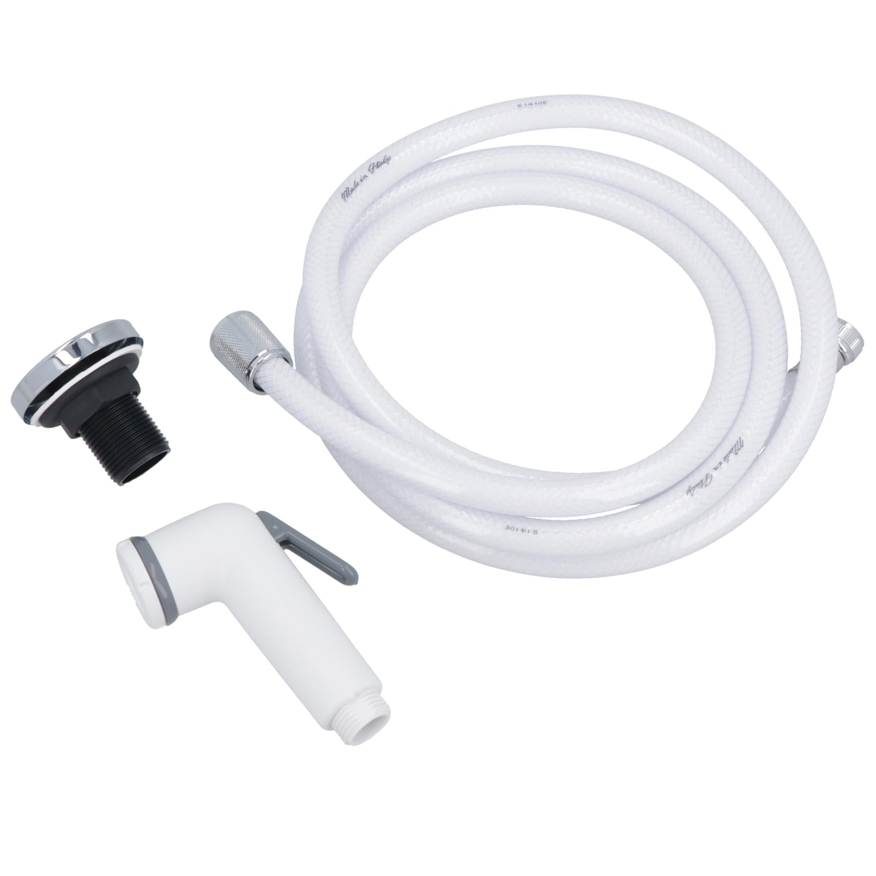 Outdoor Cockpit Transom Shower Kit with Hose Head & Holder Boat Motorhome