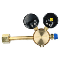 Carbon Dioxide CO2 Single Stage 2 Gauge Regulator (Side Entry) Gas Welding