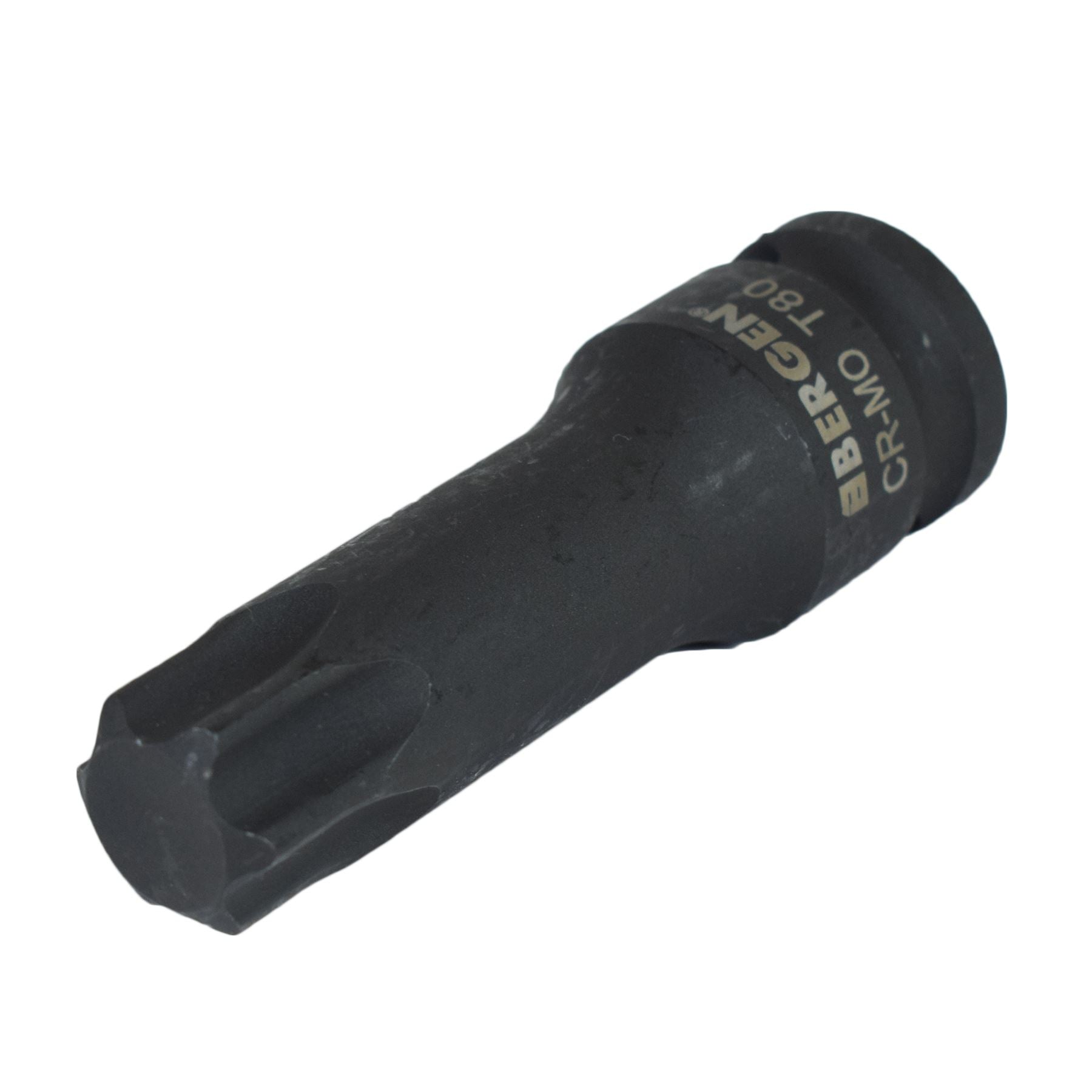 T80 x 78mm 1/2" Drive Extra Long Impact Torx / Star Male Socket Bergen