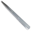 Galvanised Log Roll Pin 450mm Wooden Border Edging Garden Lawn Yard