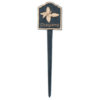 Herbs Sign Marker Label Cast Iron Plant Plaque Garden Yard Allotment 6pc