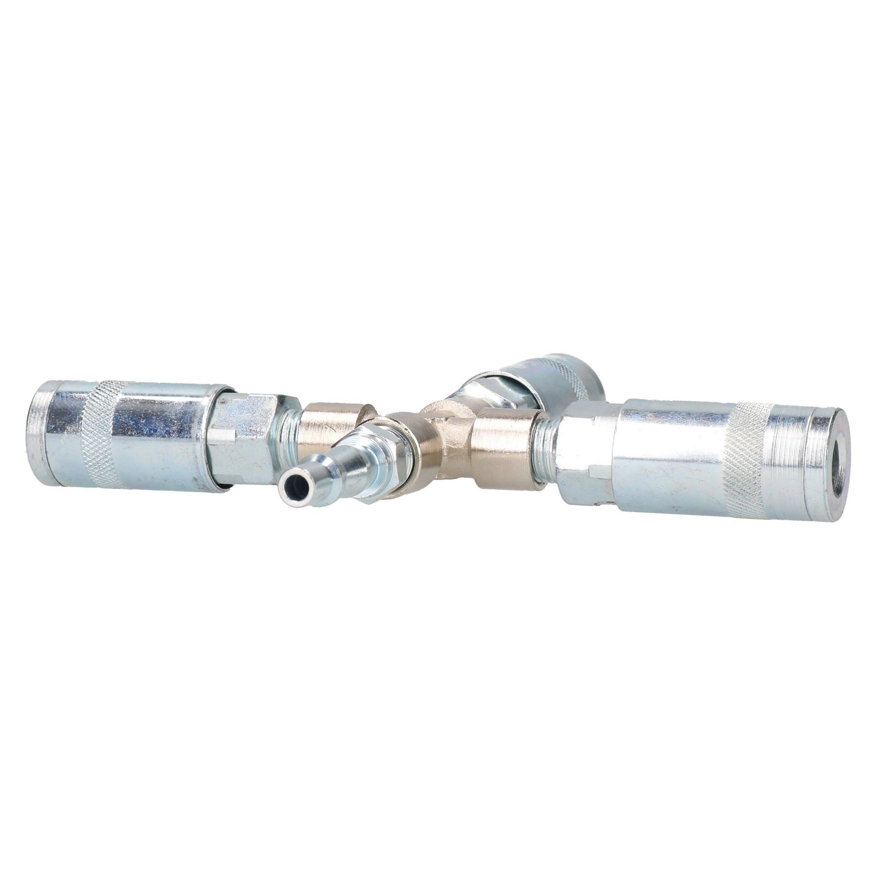 Airline T-Piece Cross Type 4 Way Quick Release Fittings for Compressor ...