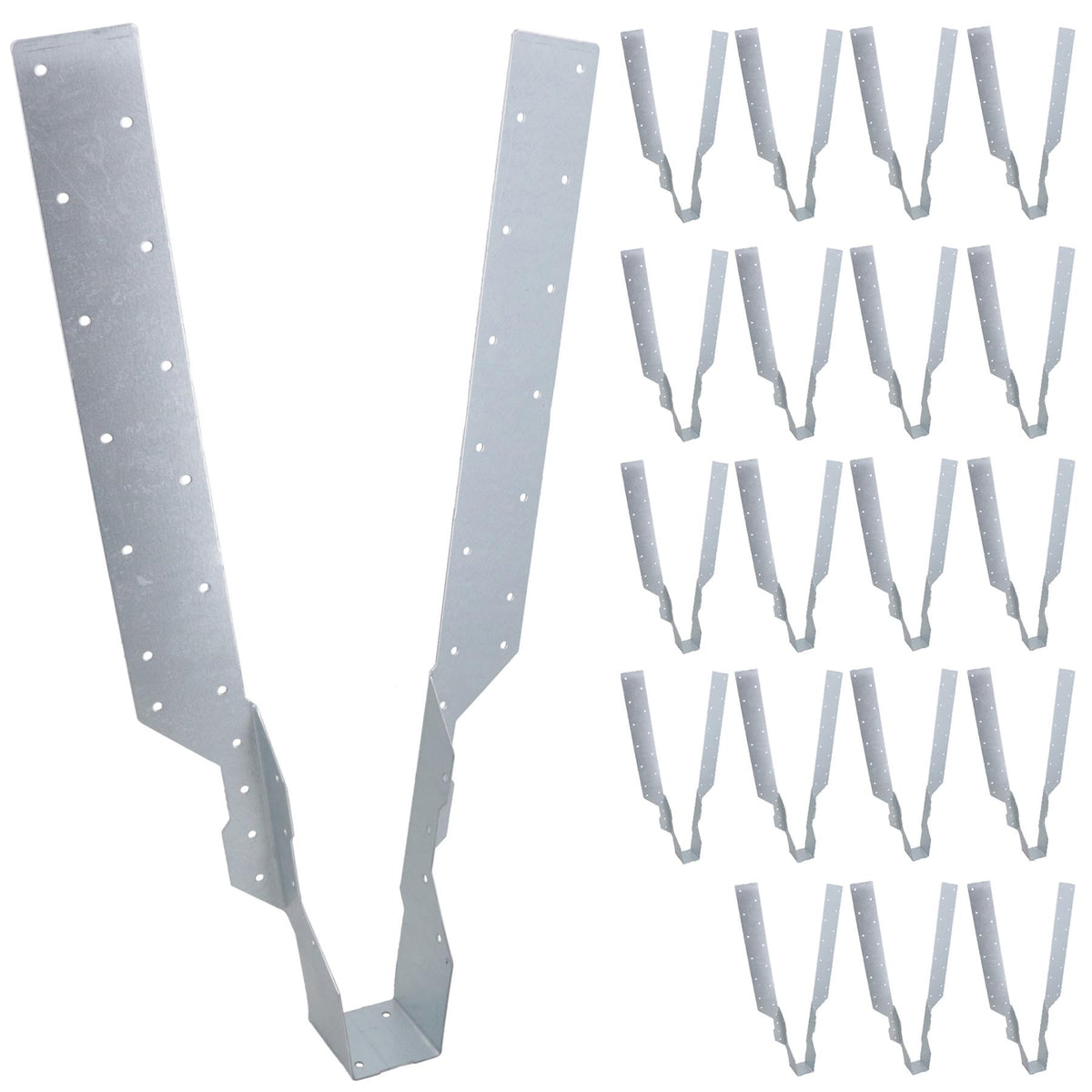 Long Leg Joist Hanger Or I-Beam Fastener Fixing Support Galv 47mm Wide