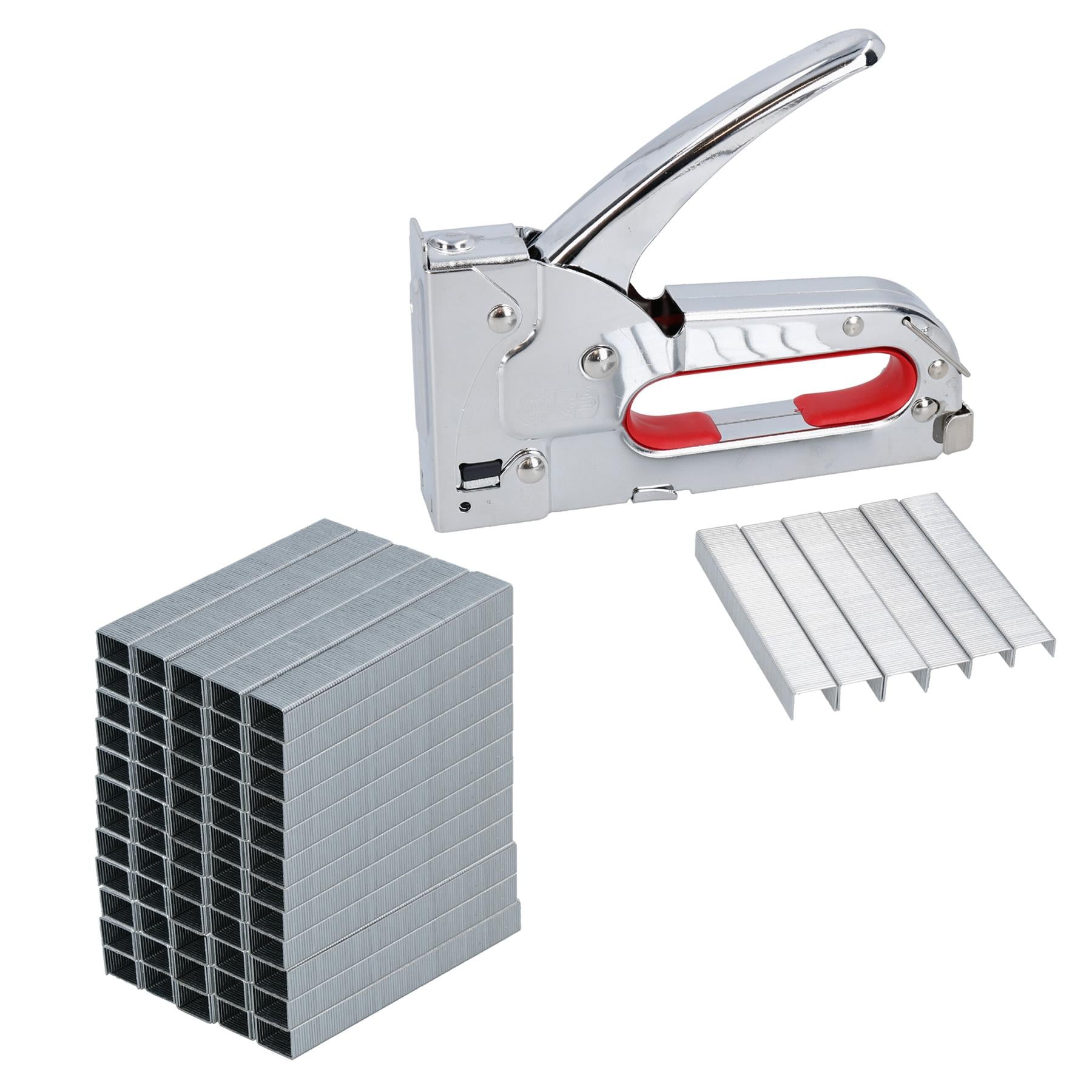 Heavy Duty Stapler Staple Gun For fabric Furniture Upholstery + 8mm Staples