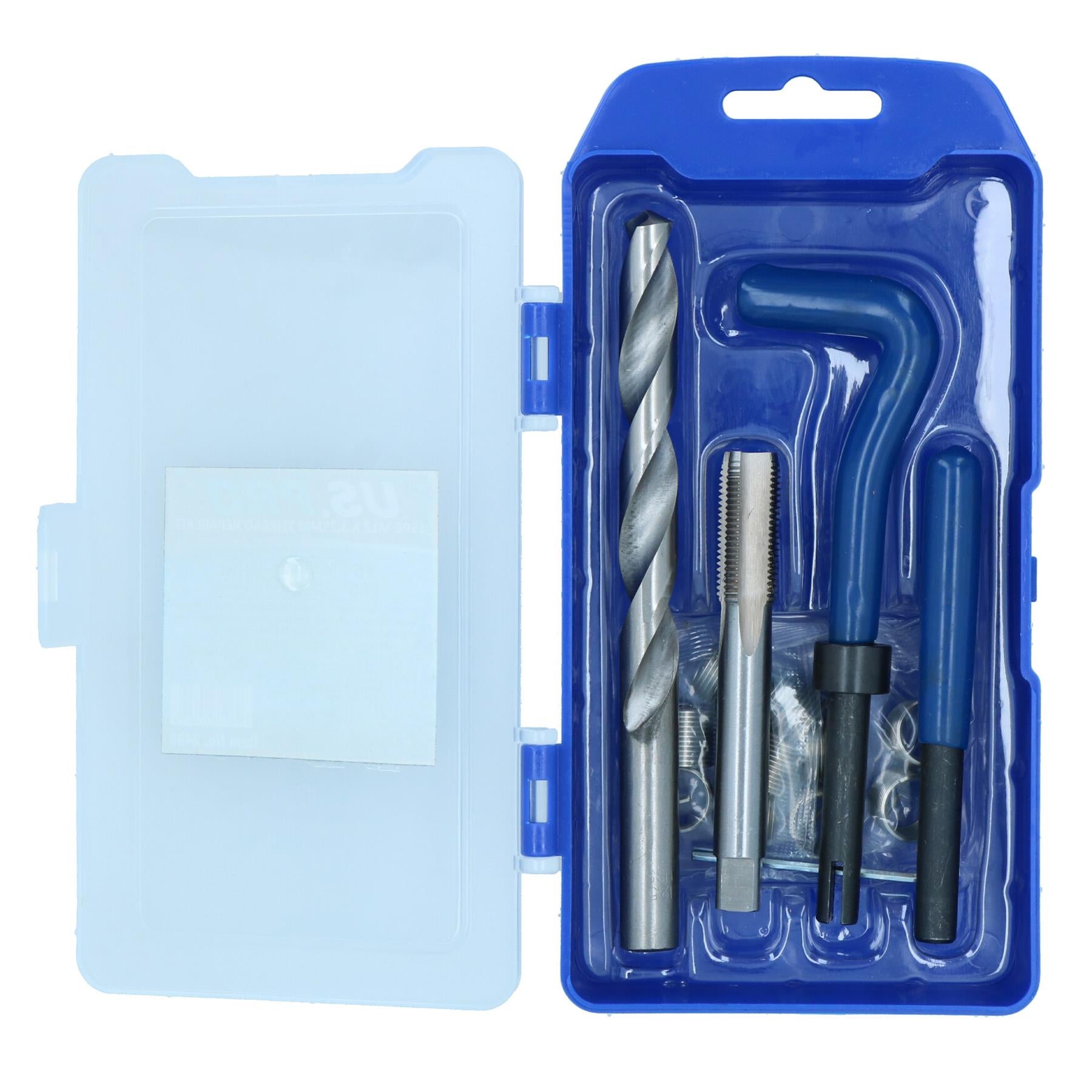 M12 x 1.25mm Metric Thread Repair Kit Helicoil Set for Damaged Threads 15pc