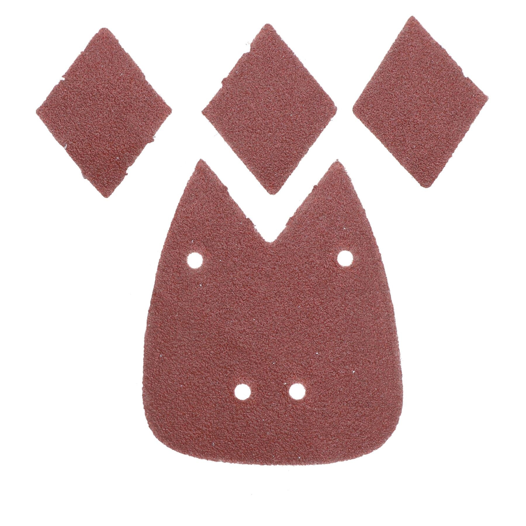 Mixed Grit Mouse Palm Sander Hook + Loop Sanding Sheets Pads Sandpaper