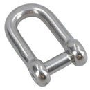Countersunk Pin Dee Shackle 12mm Hex Socket Rigging Link Stainless Steel 316
