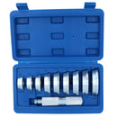 Radlagerring- und Dichtungstreibersatz 40 mm - 81 mm, 10-teilig, Aluminium-Kit