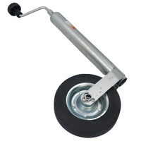 48mm Jockey Wheel Heavy Duty for Trailers Caravans 200mm with Solid Wheel