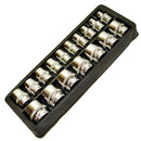 3/8"-Antrieb, flach und tief, metrisch, 6-seitig, Einzelsechskant-Steckschlüsseleinsätze, 8–21 mm, 31-tlg.