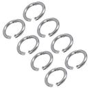 8mm Lockable Split Round Ring Shackle 316 Stainless Steel Splitring