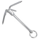 Grapnel Hook Anchor 240mm Grappling 316 Stainless steel Marine Grade