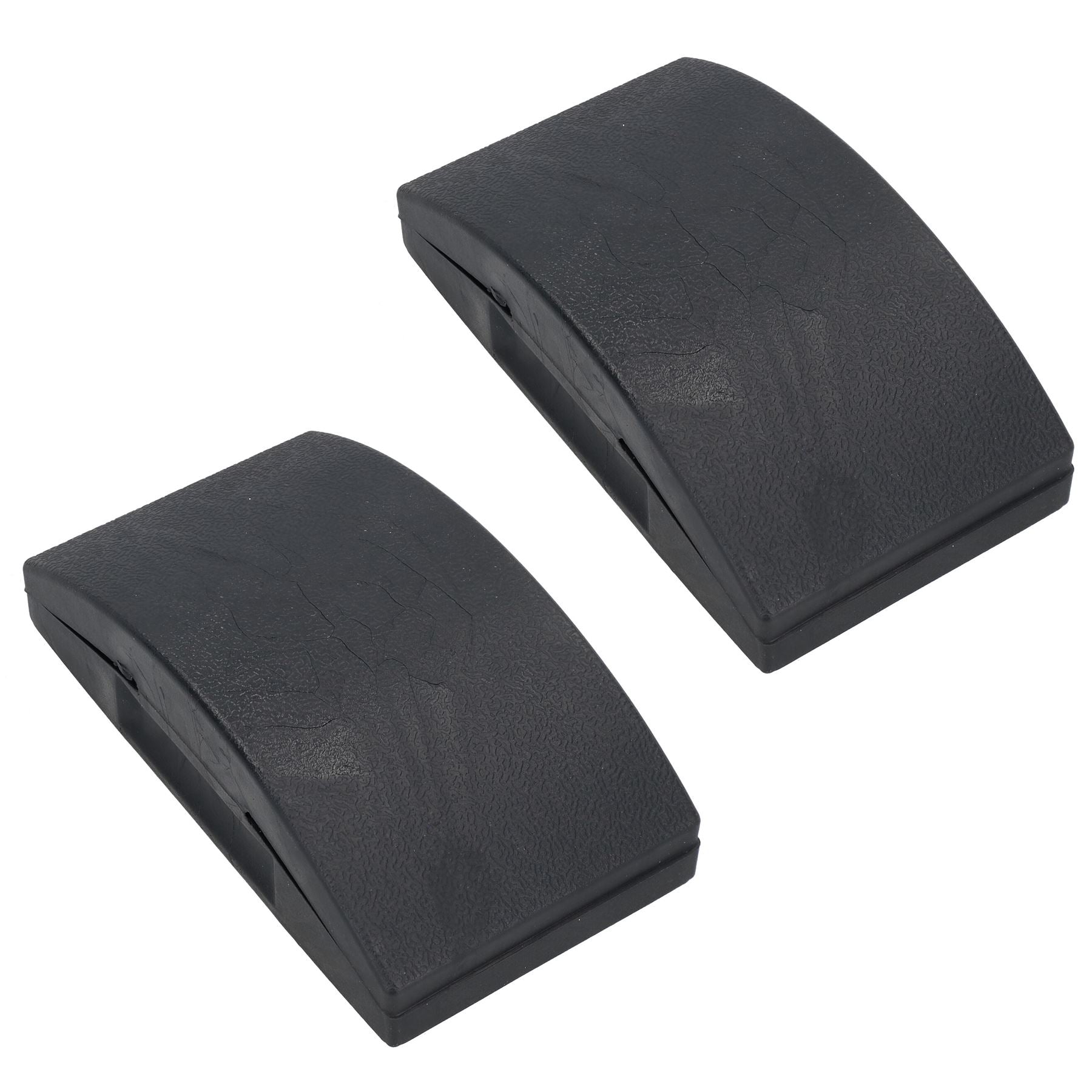Solid Rubber Hand Sanding Block For Wet + Dry Sandpaper Emery Flattening 2pk