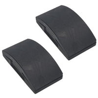 Solid Rubber Hand Sanding Block For Wet + Dry Sandpaper Emery Flattening 2pk