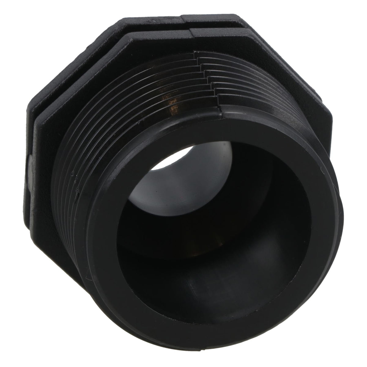 Polypropylene PP Male Threaded Pipe Reducing Nipple 1in x 1/2in BSP