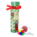 1pk Cat Kitten Festive Christmas Cracker Gift Contains 4 Different Textured Balls