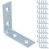 Corner Bracket Fastener Brace Mending Reinforcing Plate 50mm x 50mm