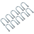 M8 Round Bend U Bolt 34mm x 64mm Width x Length Pipe Clamp Fixing