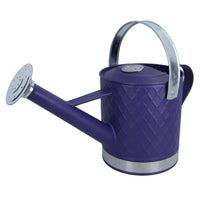3L Watering Can Purple Steel Metal Water Greenhouse Garden Plants Home