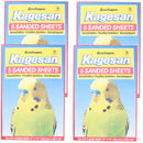 Sanded Sheets Sandpaper Cage Lining Budgies Caged Birds - 4 Sizes Available