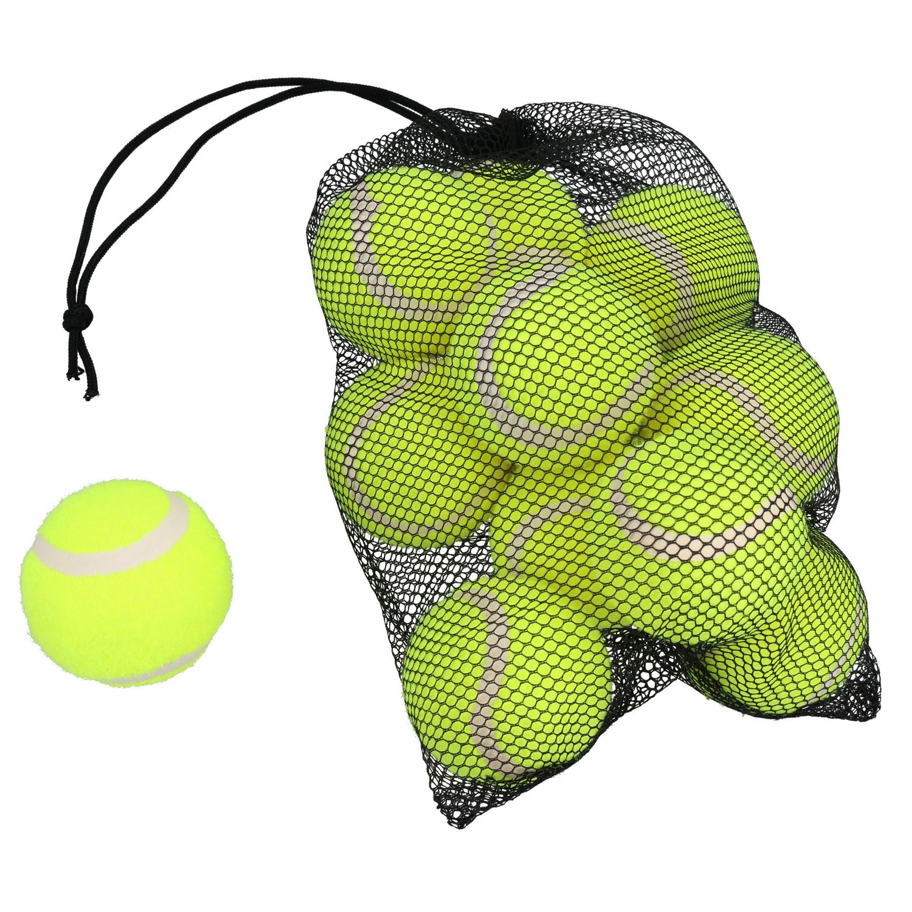 12Pk Standard Tennis Balls Dog Play Time Chuck & Fetch Game Dog Gift Set