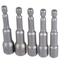 Metric Nut Driver Set Power Nut Driver Bit With 1/4" Shank 6mm – 13mm 8pc