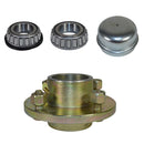 350kg Trailer Suspension Unit (Pair) & Cast Wheel Hubs & 400 - 8 Wheels 4" PCD