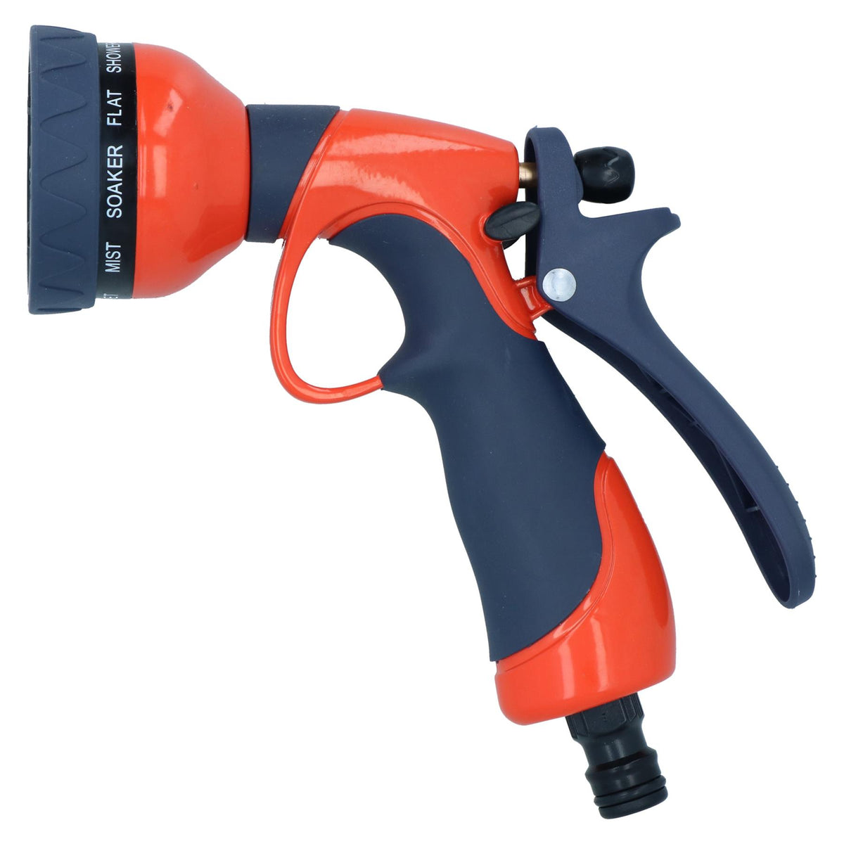 Deluxe Garden Watering Spray Gun Adjustable Nozzle 10 Spray Pattern Soft Grip
