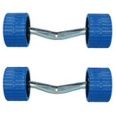 Cranked Boat Roller Wing Bracket & Non Marking Rollers Dumbbell Trailer