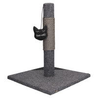 Poteau pour chat en feutre anthracite Chat Chaton H35,5xP29xL29cm