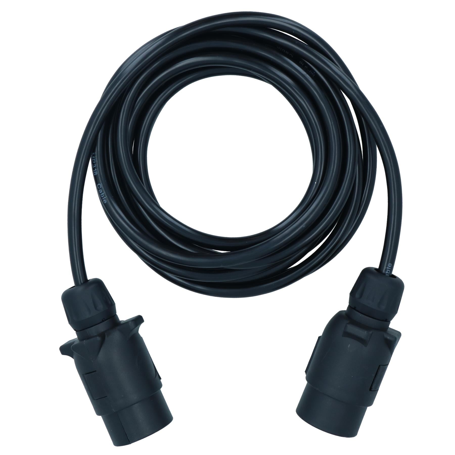 Anhängerlicht-Elektrik, 3,5 m, Verlängerungskabel, Stecker auf Stecker, 7-poliger Stecker