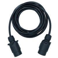 Anhängerlicht-Elektrik, 3,5 m, Verlängerungskabel, Stecker auf Stecker, 7-poliger Stecker