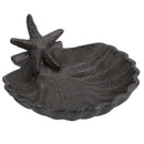 Starfish On Shell Soap Dish Bar Holder Seaside Vibe Bathroom Toilet Beach