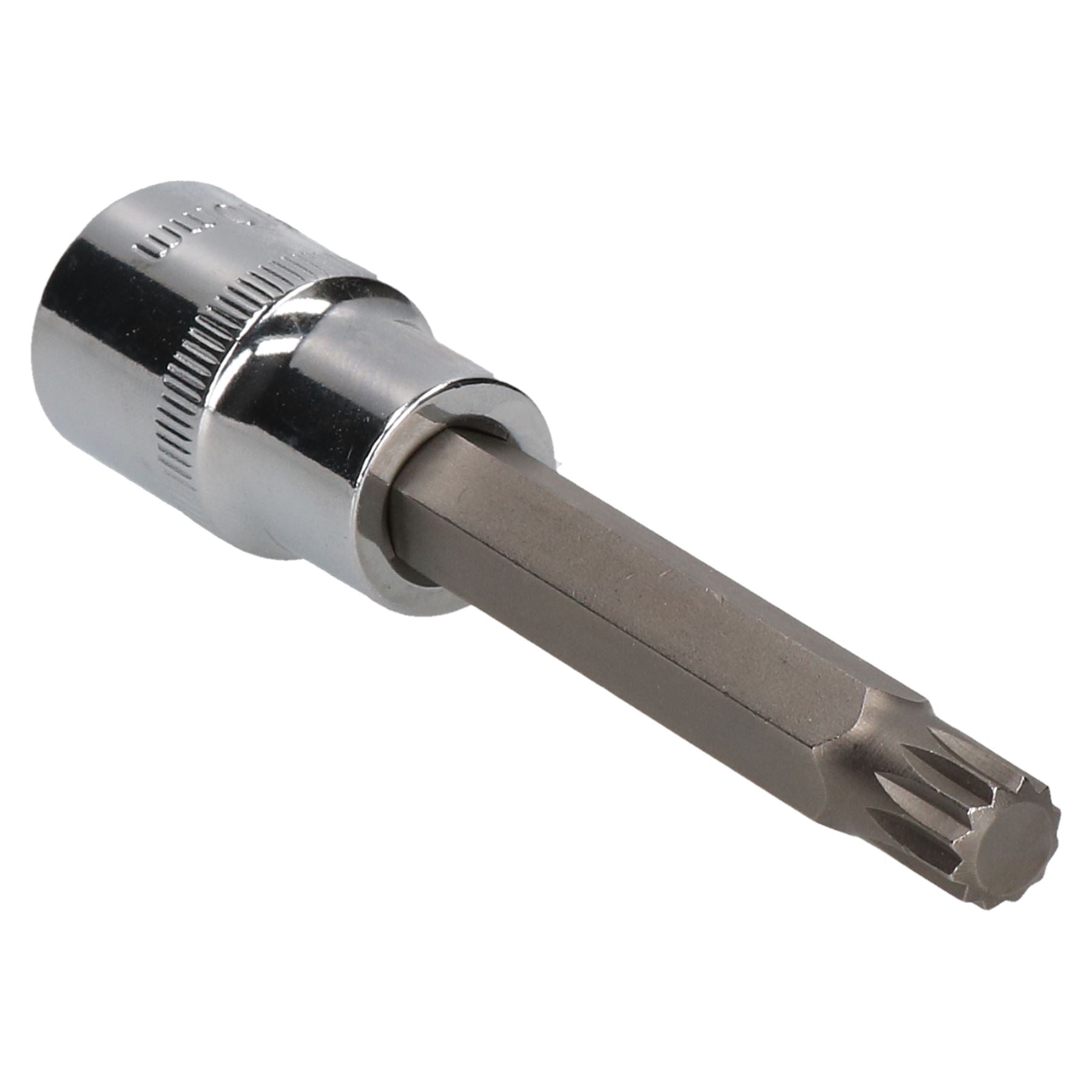 M10 x 100mm 1/2" Drive Extra Long Male Spline Bit Socket