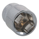 Kit de douilles peu profondes métriques MM 1/4" et accessoires 4 mm - 14 mm, ensemble de 15 pièces