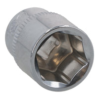 Kit de douilles peu profondes métriques MM 1/4" et accessoires 4 mm - 14 mm, ensemble de 15 pièces