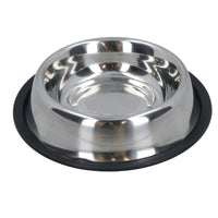 Stainless Steel Small Non Slip Pet Bowl Dish Food Water Dogs Cats 16cm