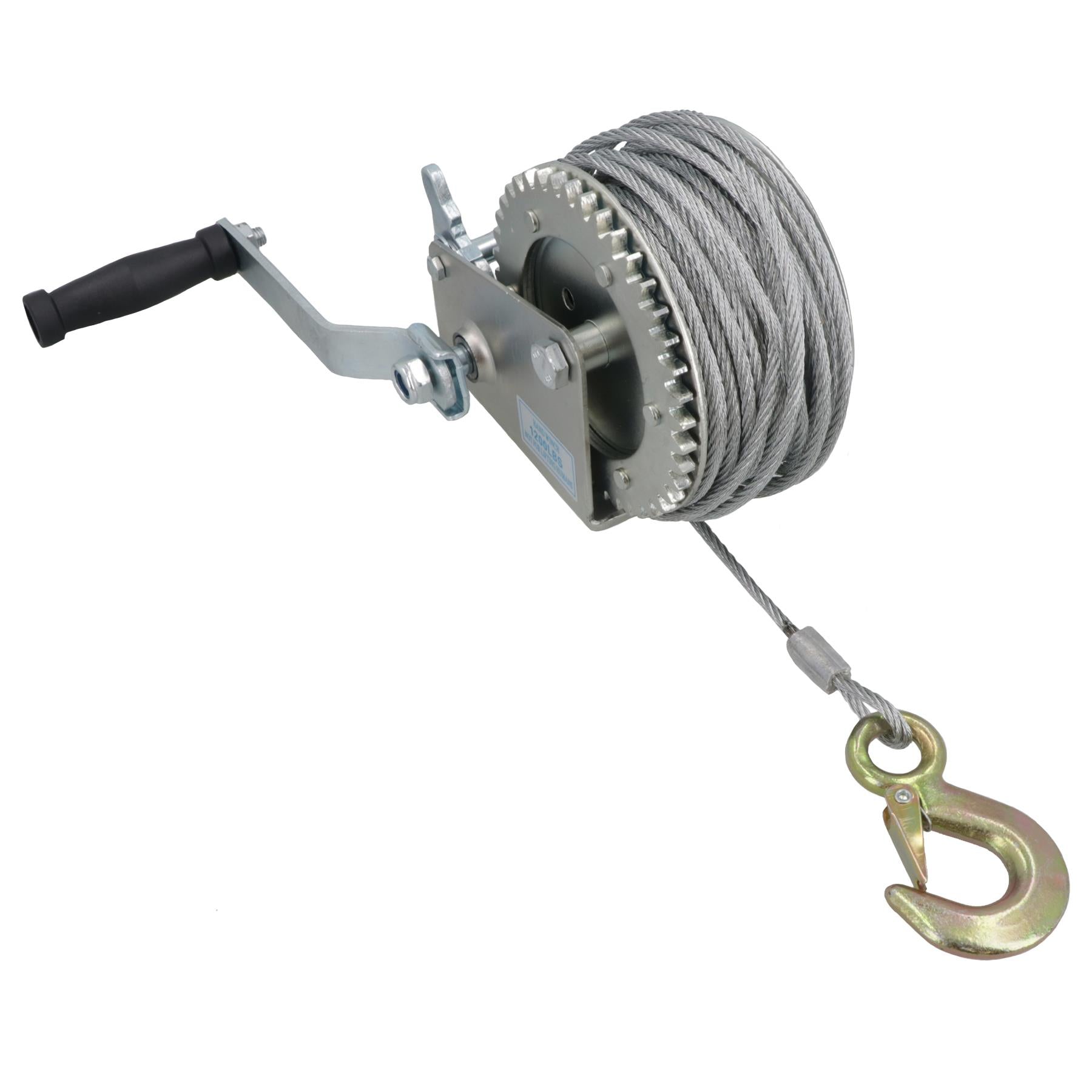 Hand Winch for Boat/Car Trailer 1200lb Complete with 20m Cable TE141