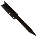 Garden Double Sleeper Corner Support Stake Spike Fastener Brown 670mm Long